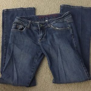 Slim bootcut jeans